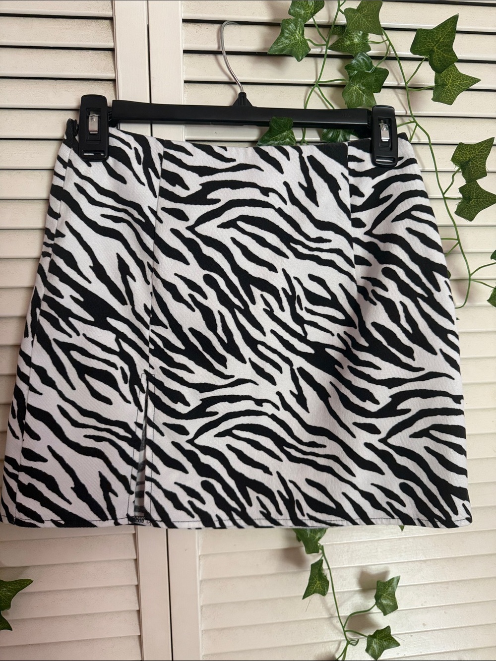 ✨Zebra Mini Skirt